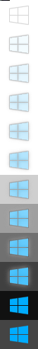 (Animated) Windows 8.1 Start Button - White Glow - Sharp.png