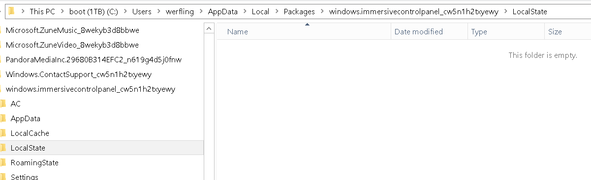 LocalState sub-folder is empty (2017-05-26).PNG