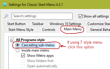 Fly out submenu on 7 style menu skin.png
