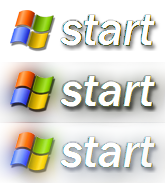 XP Start button Clear Shadow and Glow.png