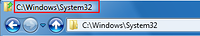 Titlebar: path