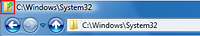 Titlebar: folder icon